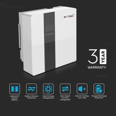 3.6kW Хибриден Инвертор Монофазен 3г.