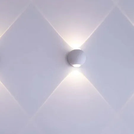 2W LED COB Луна 3000K Бяло/Черно Тяло