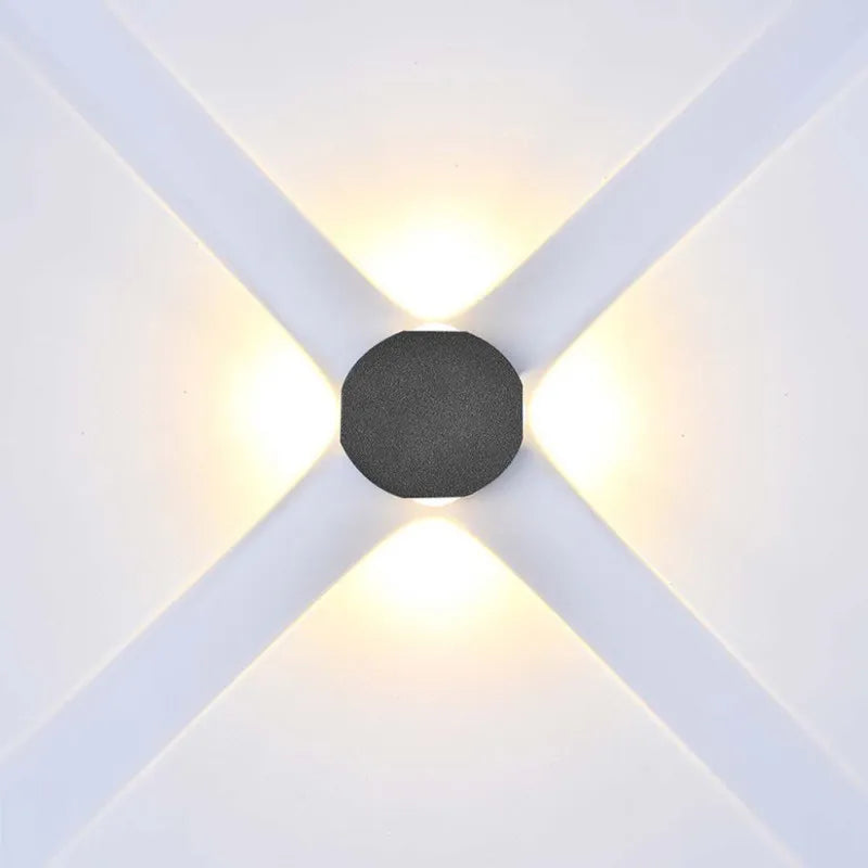 4W LED COB Луна 4000K Черно/Бяло Тяло