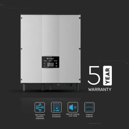 5kW/3kW Мрежов Инвертор LCD Дисплей Монофазен IP65 5г.