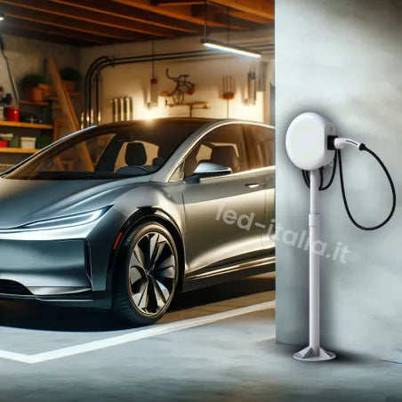 7.4kW Зарядно За Електрическа Кола 230V, 32A - 3M Кабел , IP65/IK10