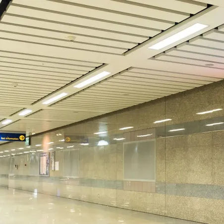 LED Линейно Осветление SAMSUNG Чип 40W За Вграждане Бяло Тяло 4000К 1211x70x35mm