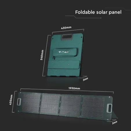 80W Портативен Сгъваем Соларен Панел