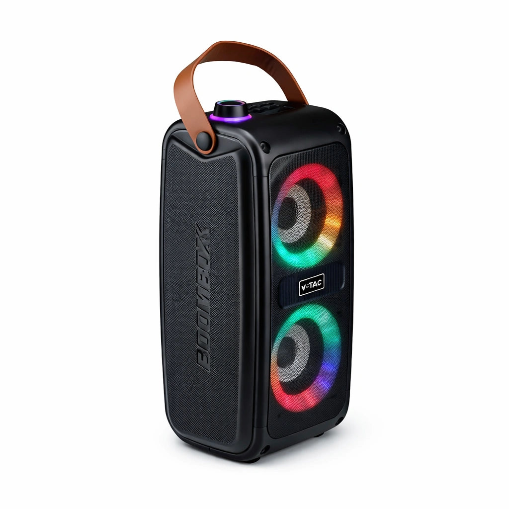 2x10W Презаредима Тон Колона USB TFSlot RGB 2x3 inch