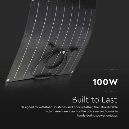 100W Портативен Гъвкав Соларен Панел