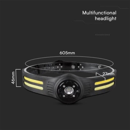 3W SMD + 5W COB Силиконов Челник IP44