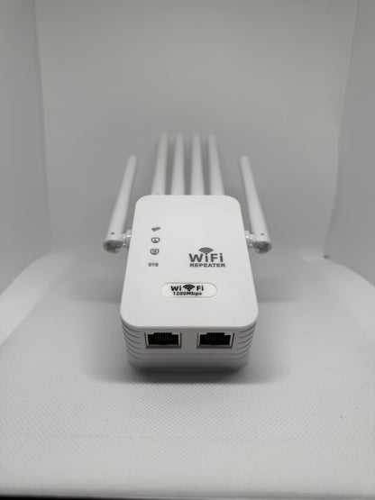 WiFi Repeater 1200Mbps с 6 външни антени – Усилвател на безжичен сигнал