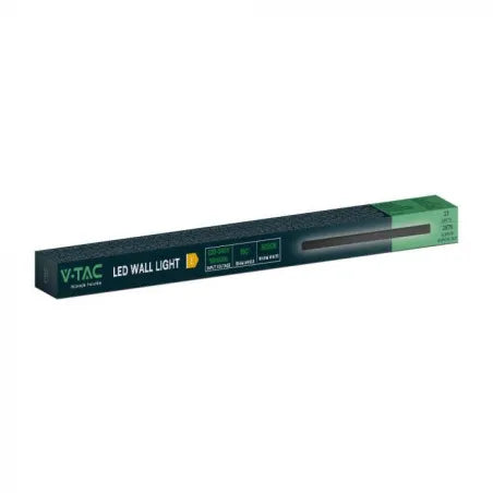 28W/16W LED Линейна Стенна Лампа 1410x60x50мм 4000K Черно Тяло IP54