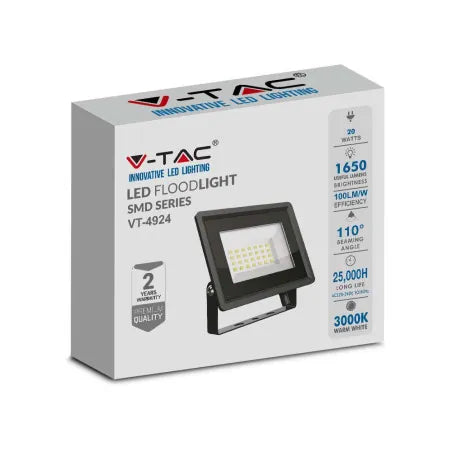 20W/10W LED Прожектор Черно Тяло 6500K