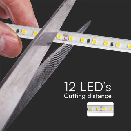 220V LED Лента Сет 10.5W 2835 121 3000К 10м/Сет