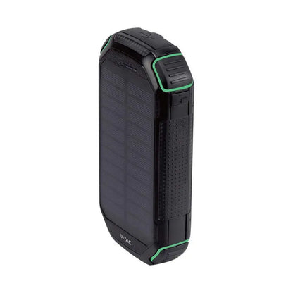 30000mAh Външна Батерия Солар Безжично Зареждане Черна