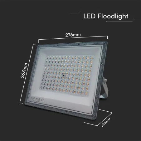 100W LED Прожектор 3в1 Сиво Тяло