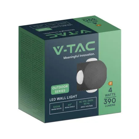 4W LED COB Луна 4000K Черно/Бяло Тяло