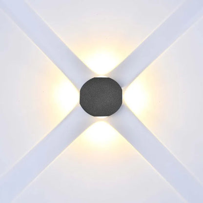 4W LED COB Луна 4000K Черно/Бяло Тяло