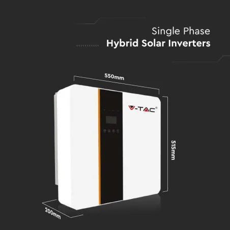 5kW Хибриден Инвертор Монофазен IP20