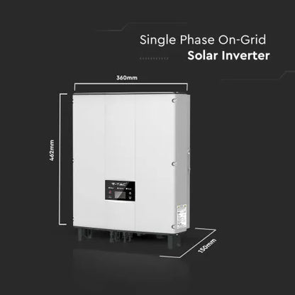 5kW/3kW Мрежов Инвертор LCD Дисплей Монофазен IP65 5г.