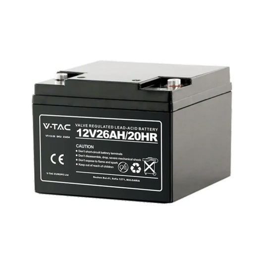 26Ah 12V Акумулаторна Батерия M5 175*165*127*127 мм