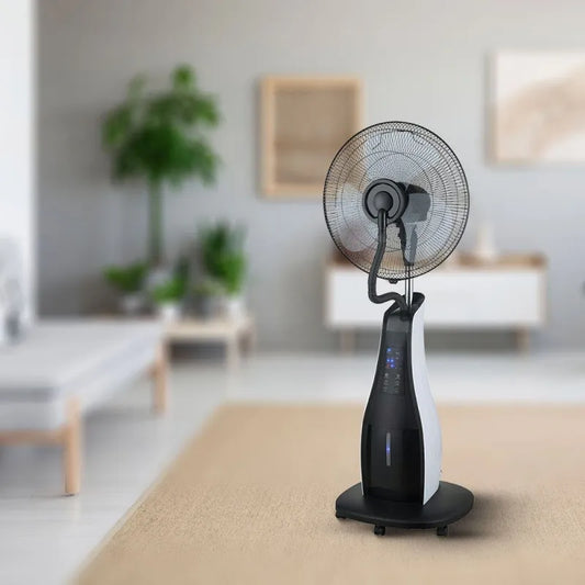 80W LED Вентилатор Мъгла Дистанционно 3 Перки 17 инча
