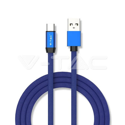 1м. Тип C USB Кабел Серия "Ruby" Различни Цветове