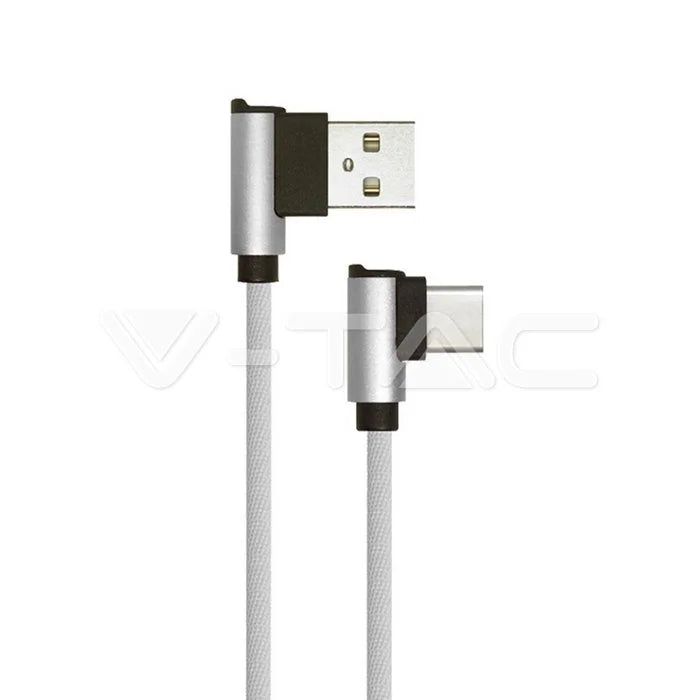 1м. Тип C USB Кабел Сив Серия "Diamond"