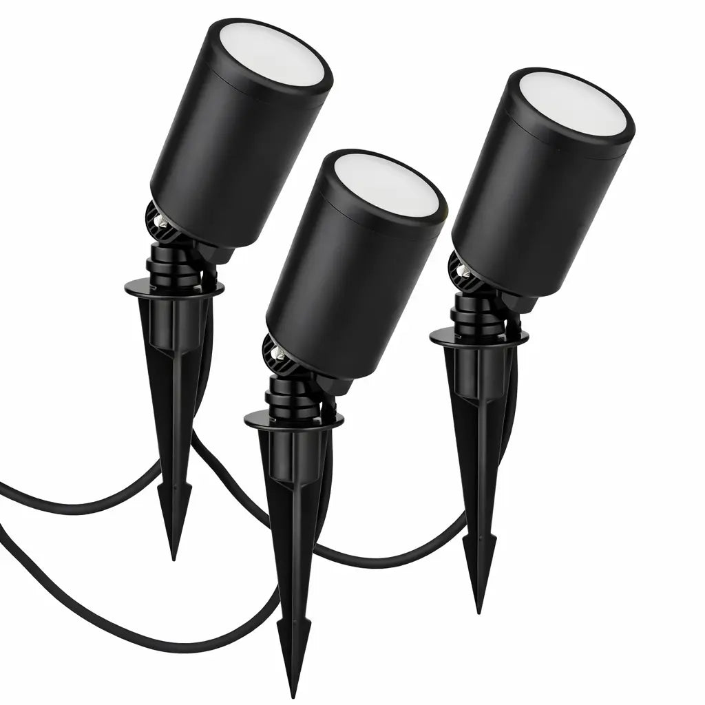 3 x 7W WiFi SMART Тяло С Колче Черно RGB IP65