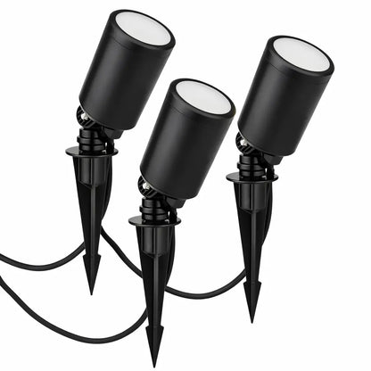 3 x 7W WiFi SMART Тяло С Колче Черно RGB IP65