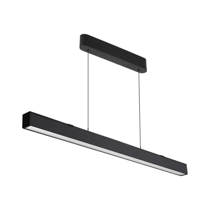 40W LED Линейна висяща лампа: Система нагоре и надолу 3в1, Черен/Бял корпус