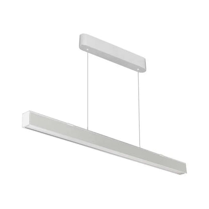 40W LED Линейна висяща лампа: Система нагоре и надолу 3в1, Черен/Бял корпус