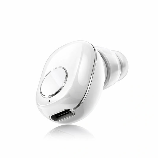 Bluetooth Слушалка 55mAh Бяла