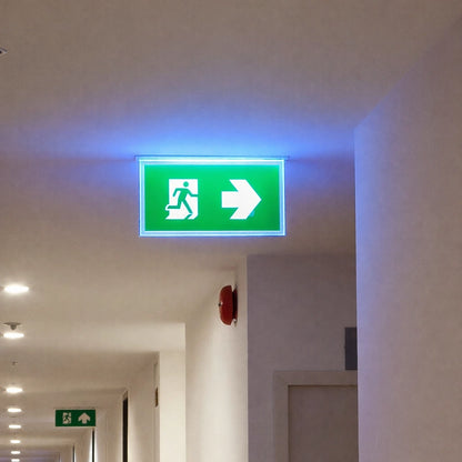 2W LED Евакуационно Таван за Вграждане 6000K