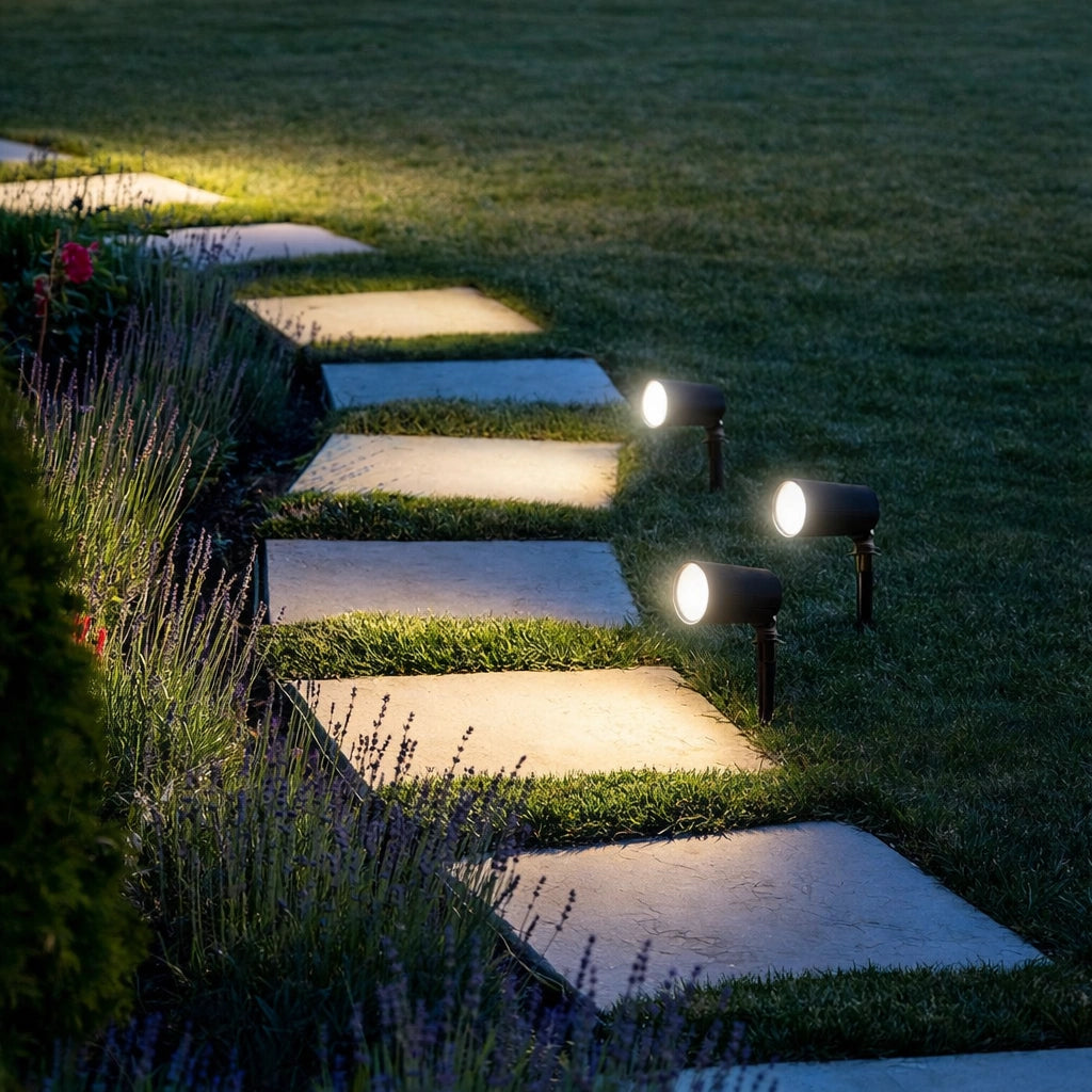 3 x 7W WiFi SMART Тяло С Колче Черно RGB IP65