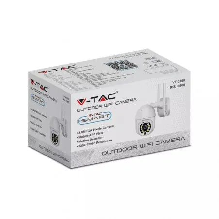 IP Wi-Fi Куполна Камера P09-8 IP65 Въртяща