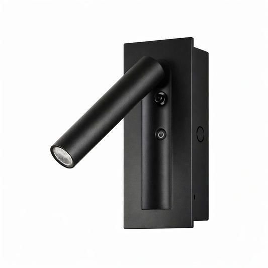 2W LED Стенна Лампа Спалня CREE CHIP Черно Тяло IP20 3000K