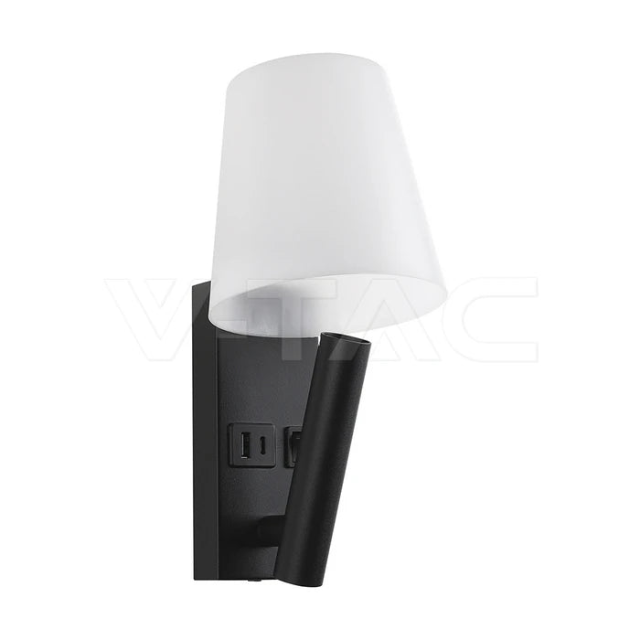 2W LED Тяло За Нощно Шкафче CREE Чип Черно Тяло + Желязо IP20 3000K