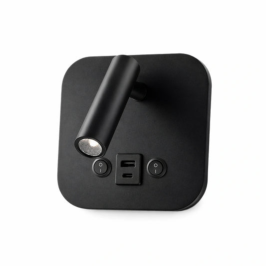 LED Стенна Лампа Спалня CREE CHIP Черно Тяло IP20 3000K