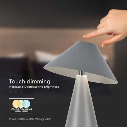 LED Настолна Лампа 1800mAh Батерия 180 x 240 3 в 1 Сиво/Бяло/Черно Тяло