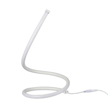 20W LED Настолна Лампа Извита Кабел - Ключ 3000К Бяла