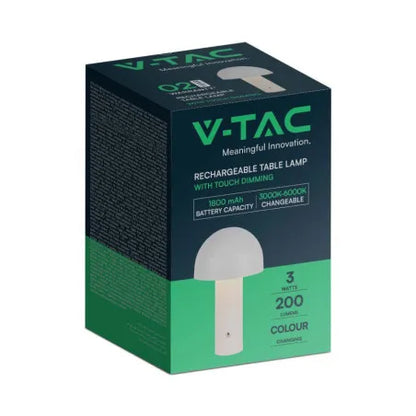 LED Настолна Лампа 1800mAh Батерия 150x250 3 в 1 Шампанско Тяло