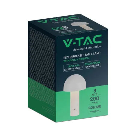 LED Настолна Лампа 1800mAh Батерия 150x250 3 в 1 Шампанско Тяло