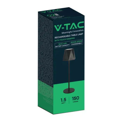 1.5W LED Настолна Лампа Черна/Бяла 3in1