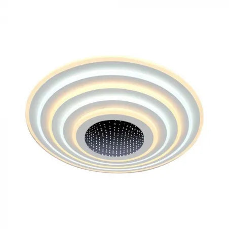 125W LED Осветител За Таван (D50*7CM) CCT: 3000K+6000K Димираща + Дистанционно
