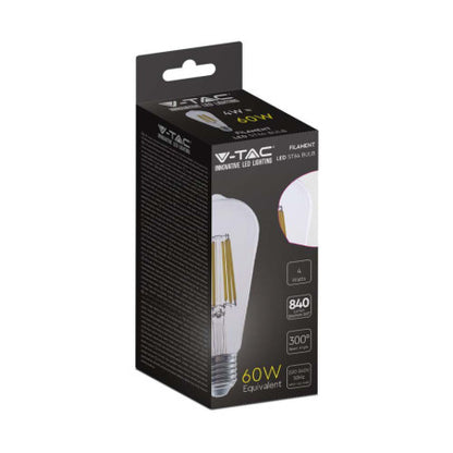 LED Крушка 4W Filament E27 ST64 3000K