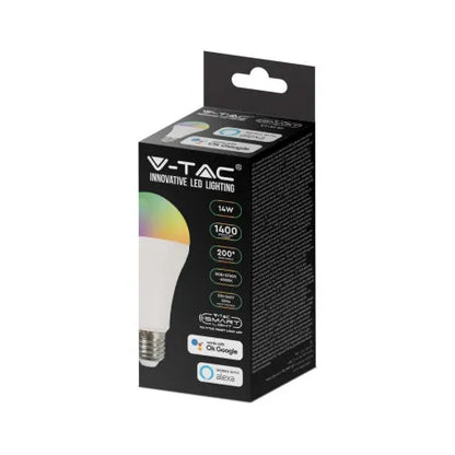 LED Крушка 15W E27 A65 RA80 RGB+WW+CW
