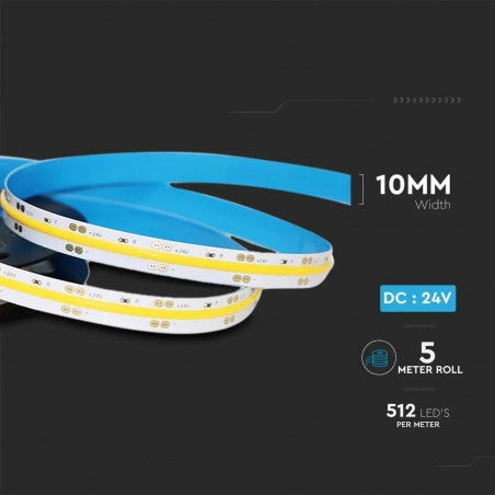421 10W LED COB ЛЕНТА 3000K IP20 24V