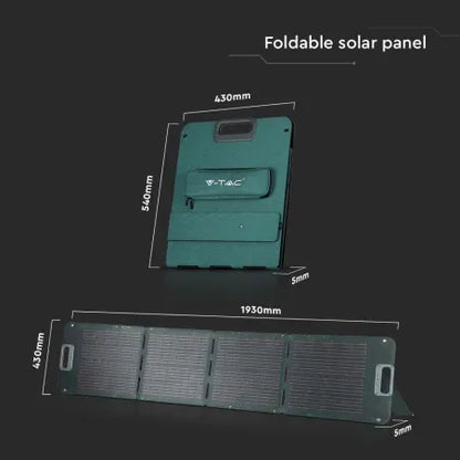 80W Портативен Сгъваем Соларен Панел