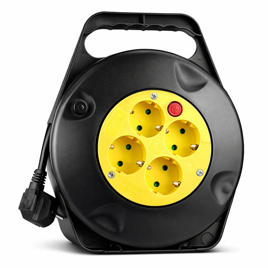 4 Гнезда Кабелна Макара Кабел 10м