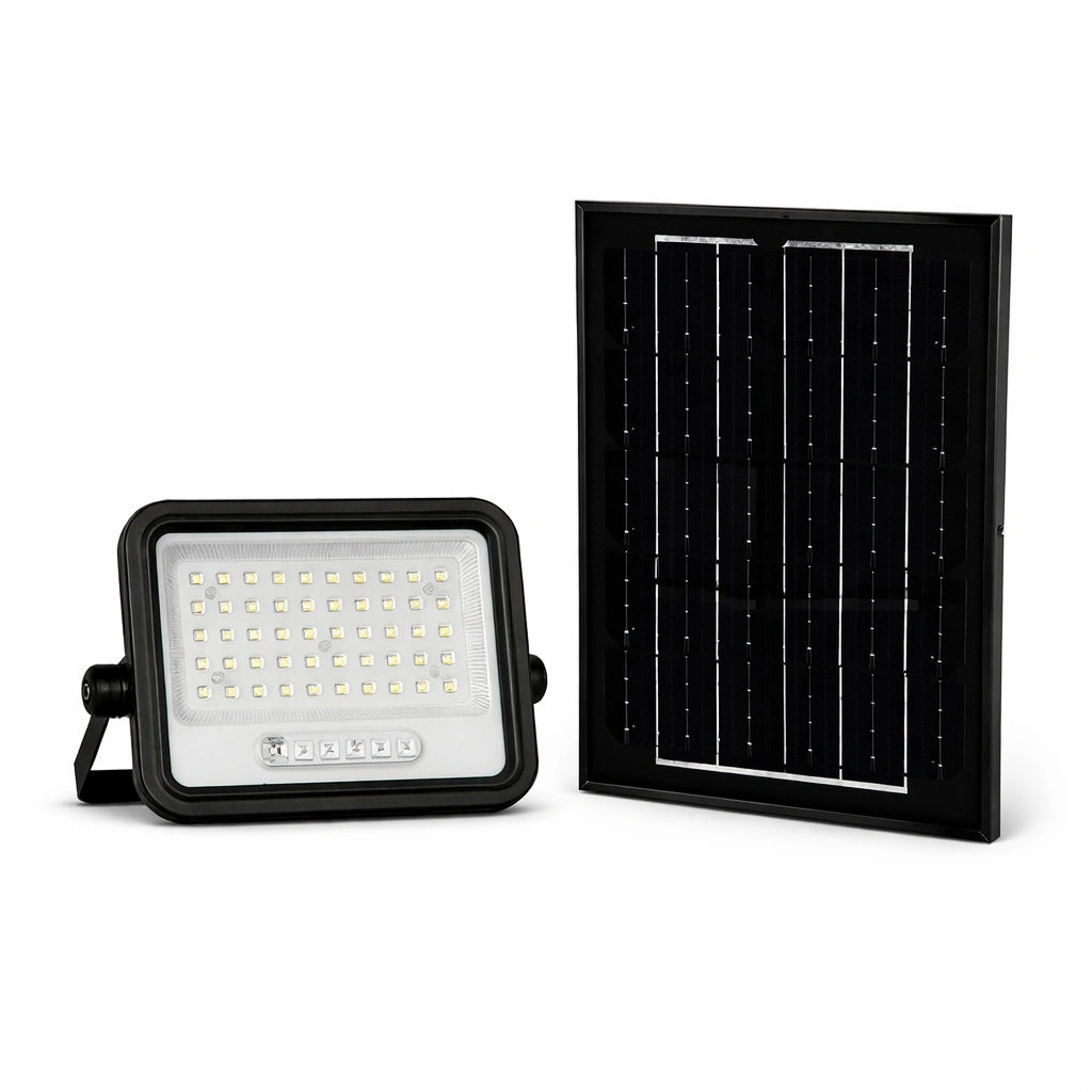 100W LED Соларен Прожектор 2000K-8000K Черно Тяло