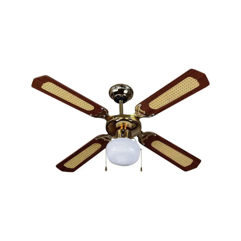 1 x Е27 LED Тяло/Вентилатор Таван 4 Перки 50W AC Мотор