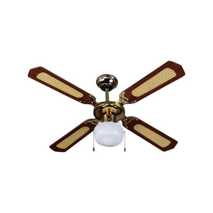 1 x Е27 LED Тяло/Вентилатор Таван 4 Перки 50W AC Мотор