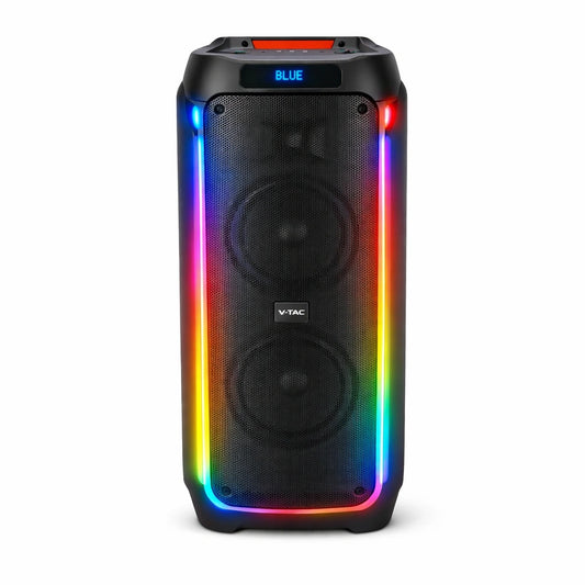 40W Колона С 1 Жичен Микрофон RF Контрол 2 x 8inch